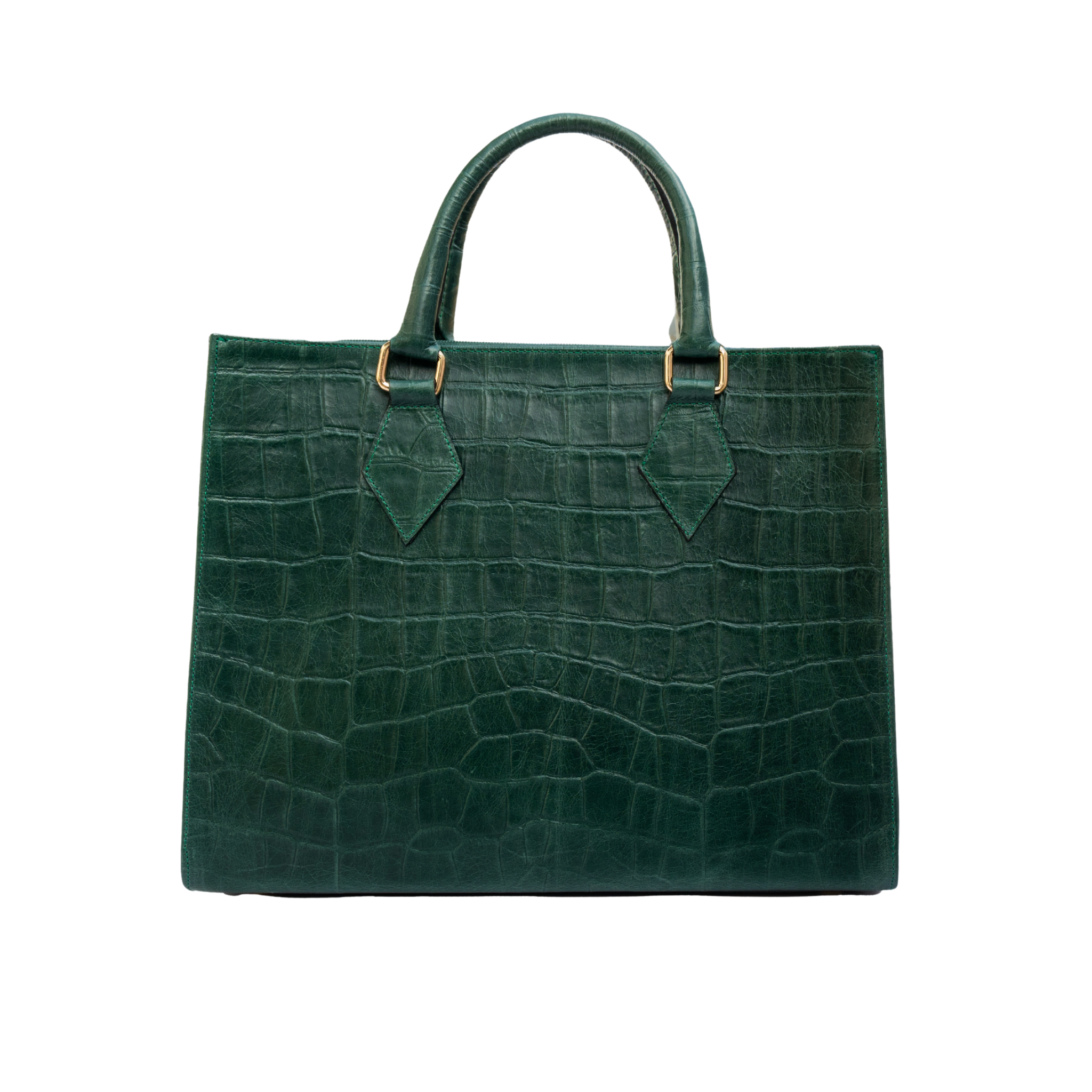 The Tote Bag in Emerald Green