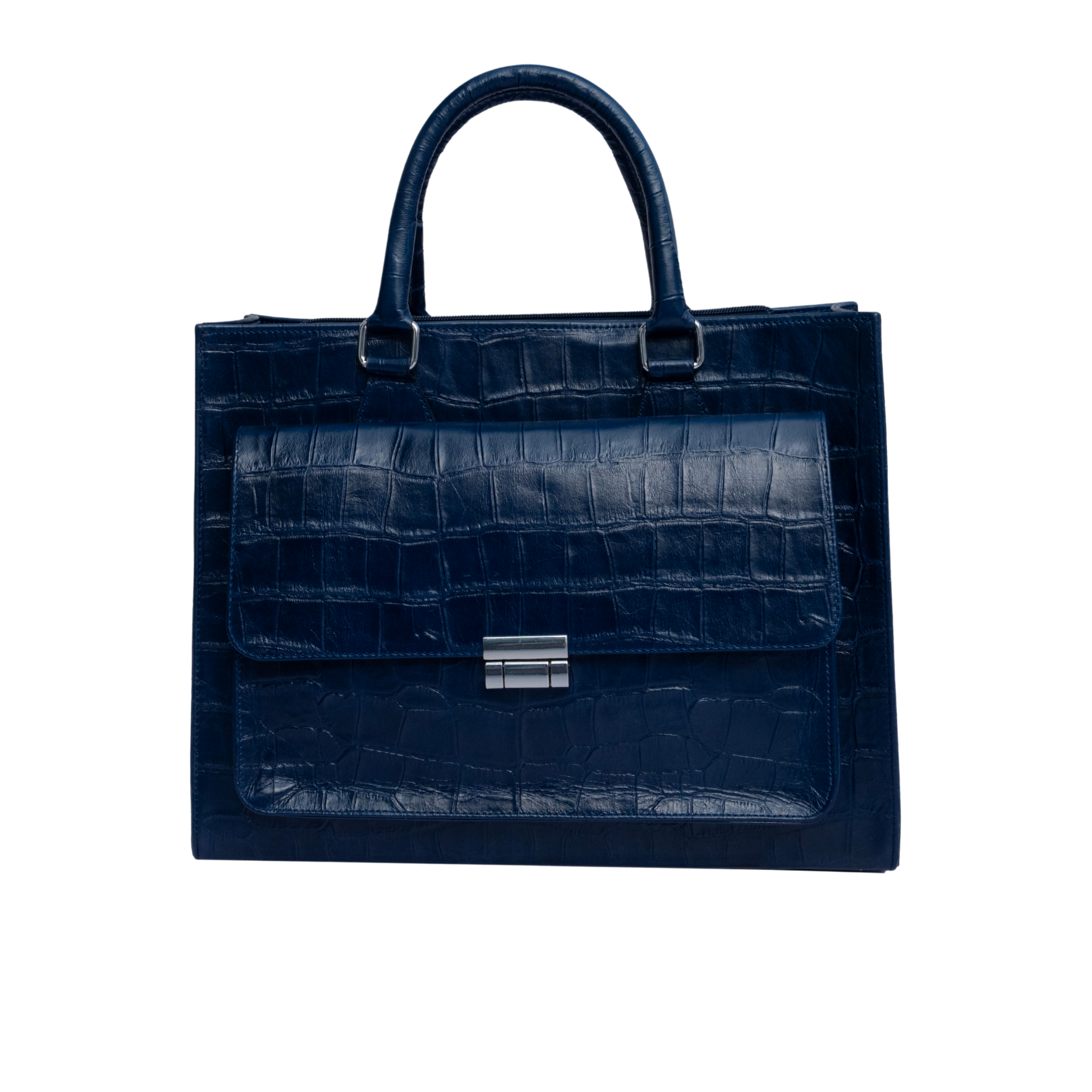 The Tote Bag in Oxford Blue