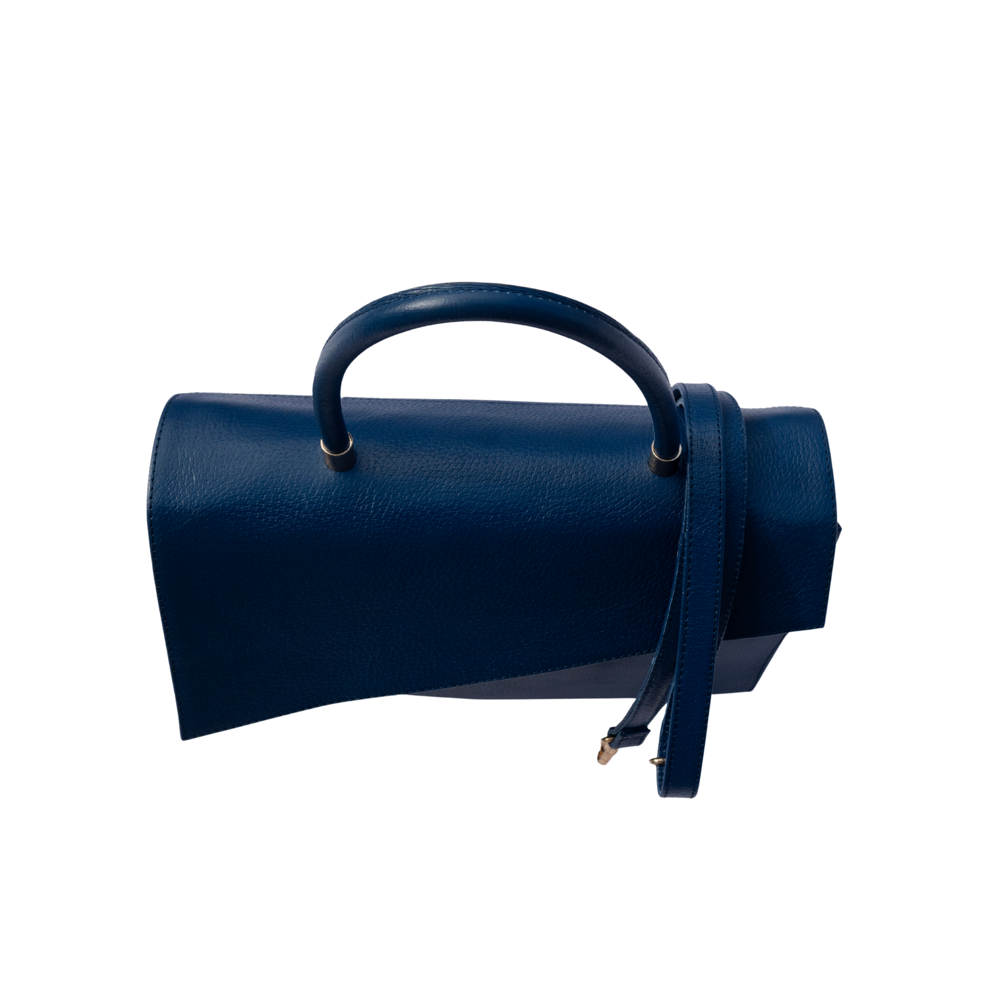 Classic Mini Flap Handbag in Oxford Blue