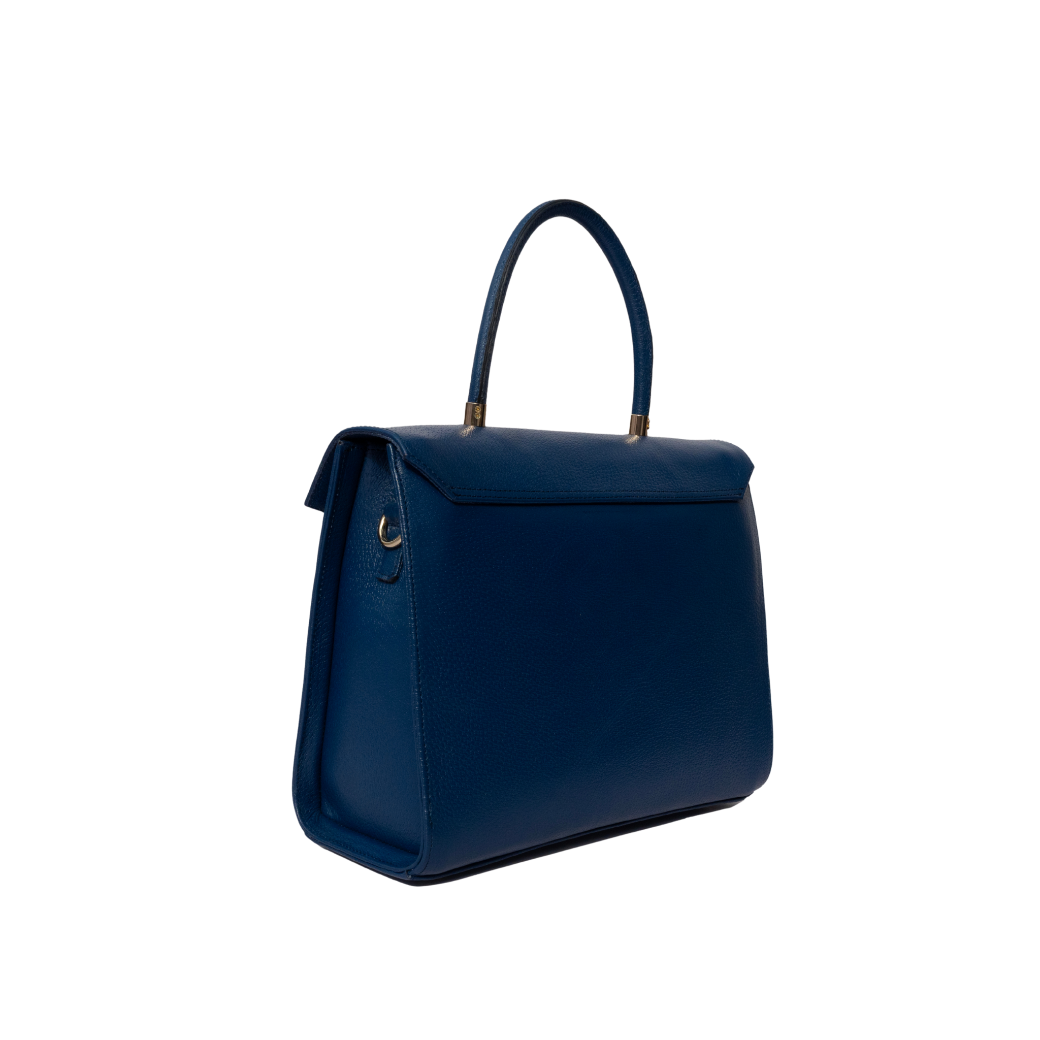 Classic Mini Flap Handbag in Oxford Blue
