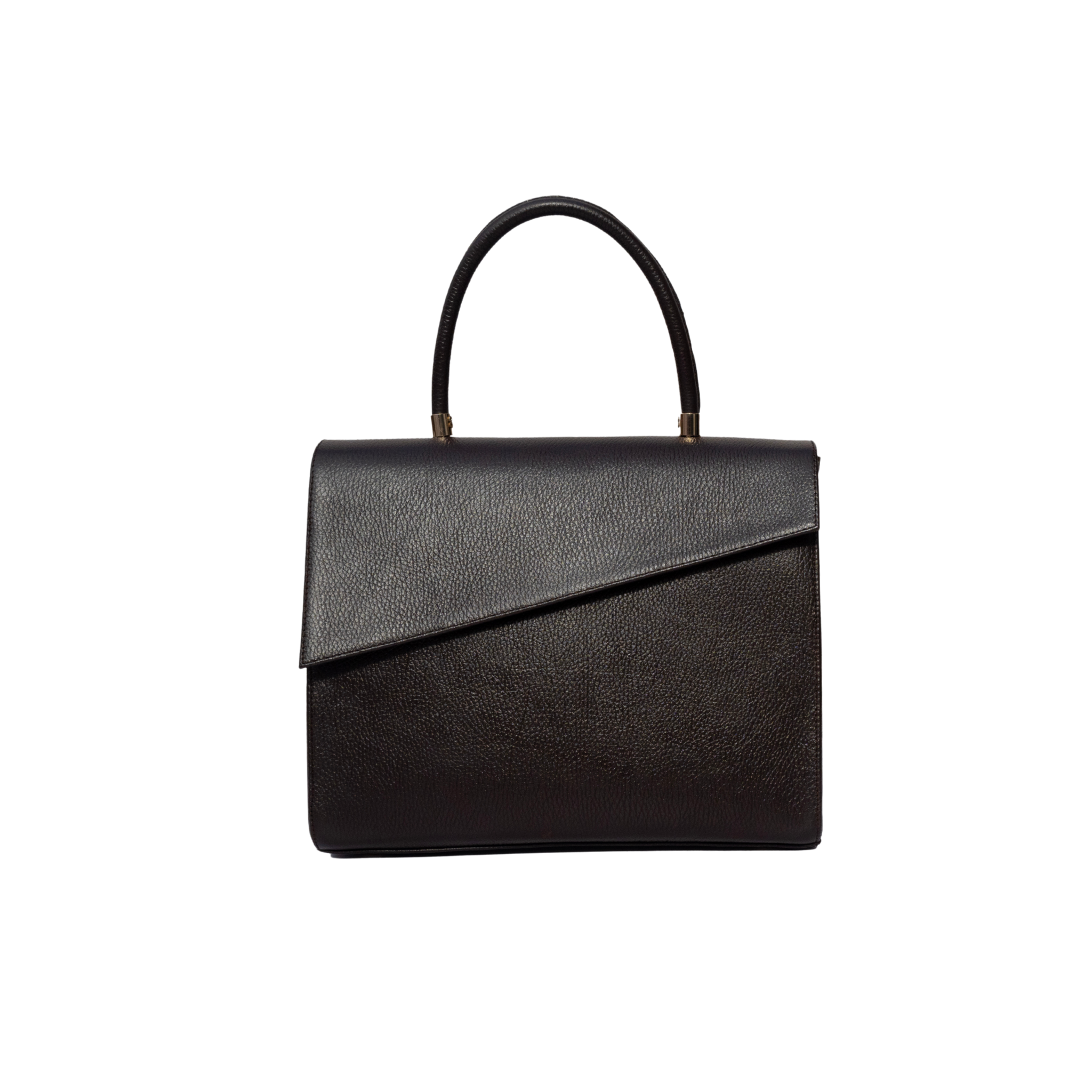 Classic Mini Flap Handbag in Espresso Brown