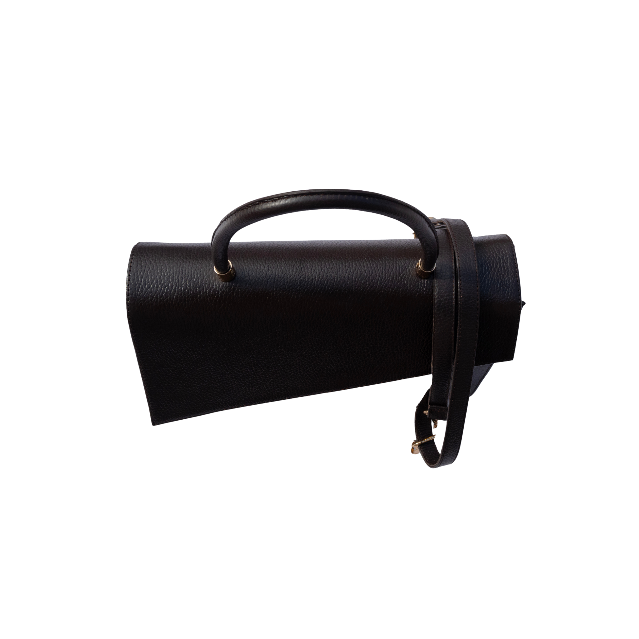 Classic Mini Flap Handbag in Espresso Brown