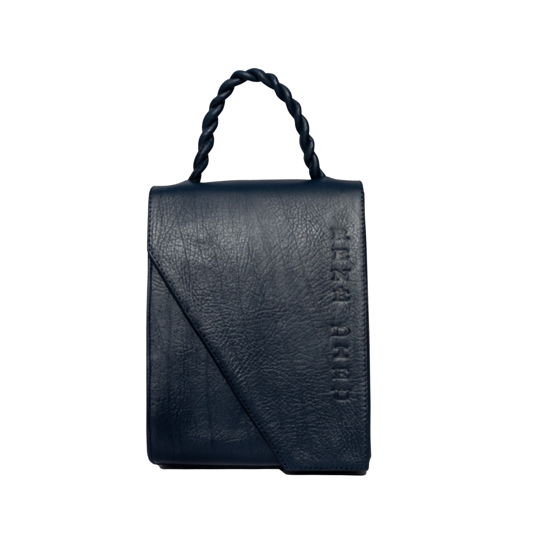 The Flap Crossbody in Oxford Blue