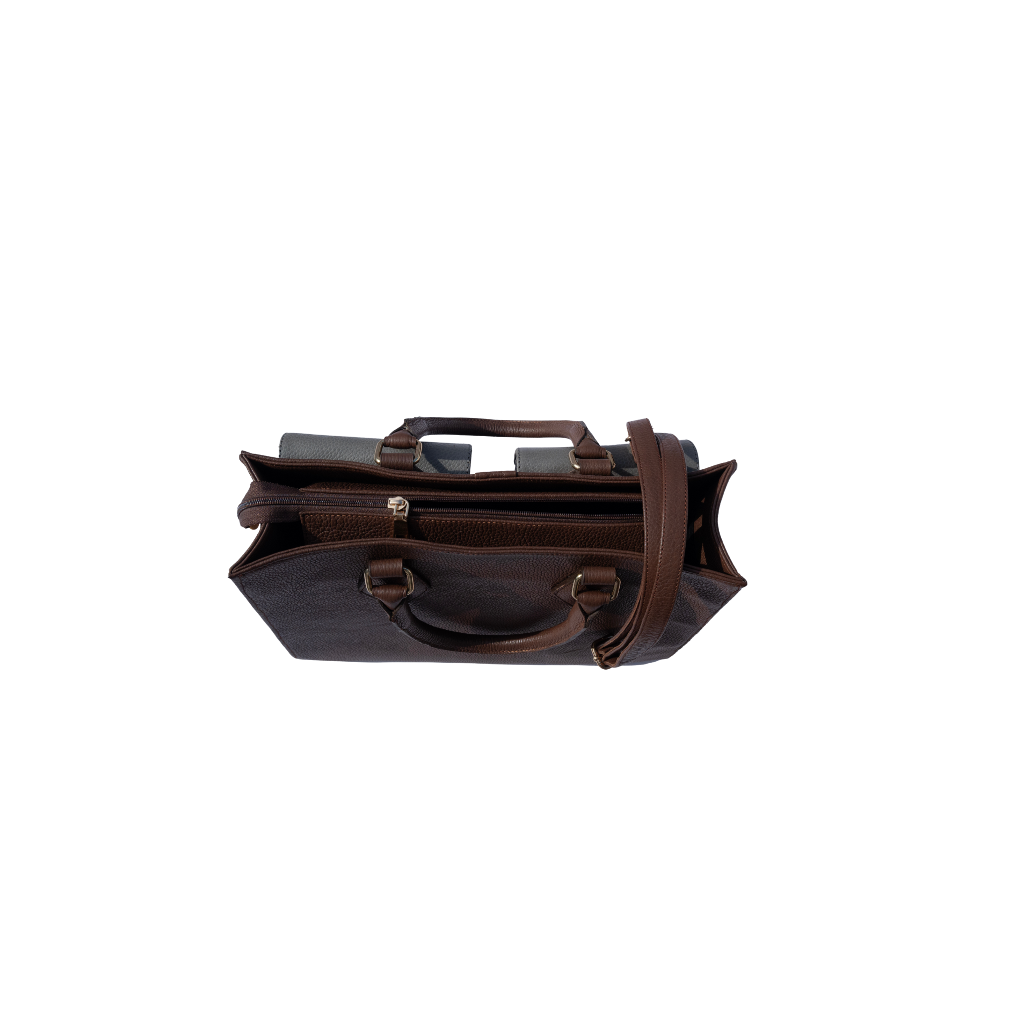 The Street Bag in Brown Grey