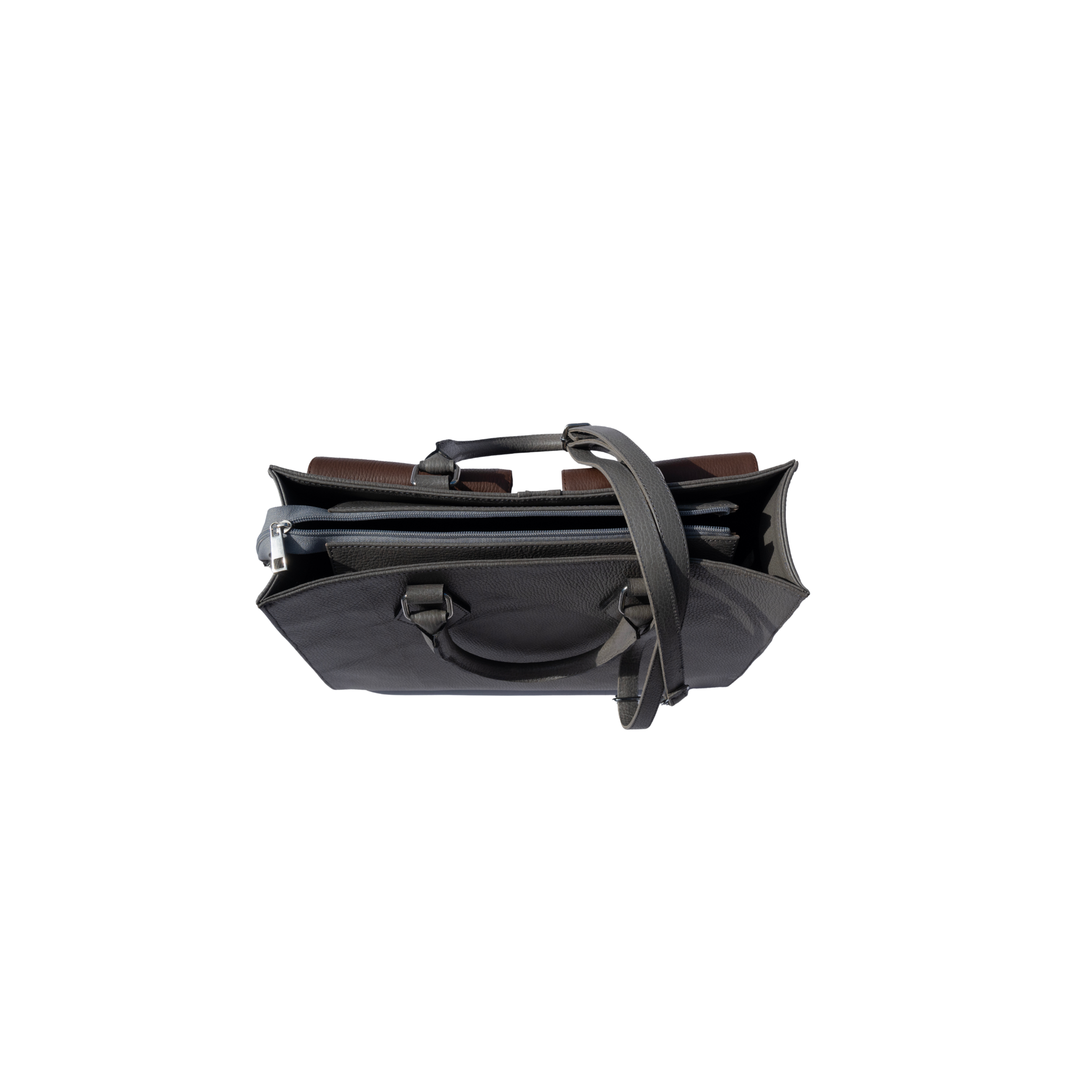 The Street Bag in Grey Brown